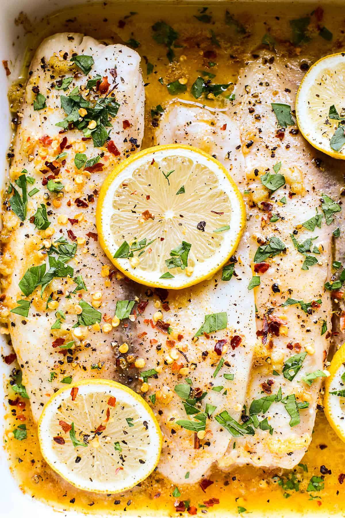 Garlic Butter Fish Fillet