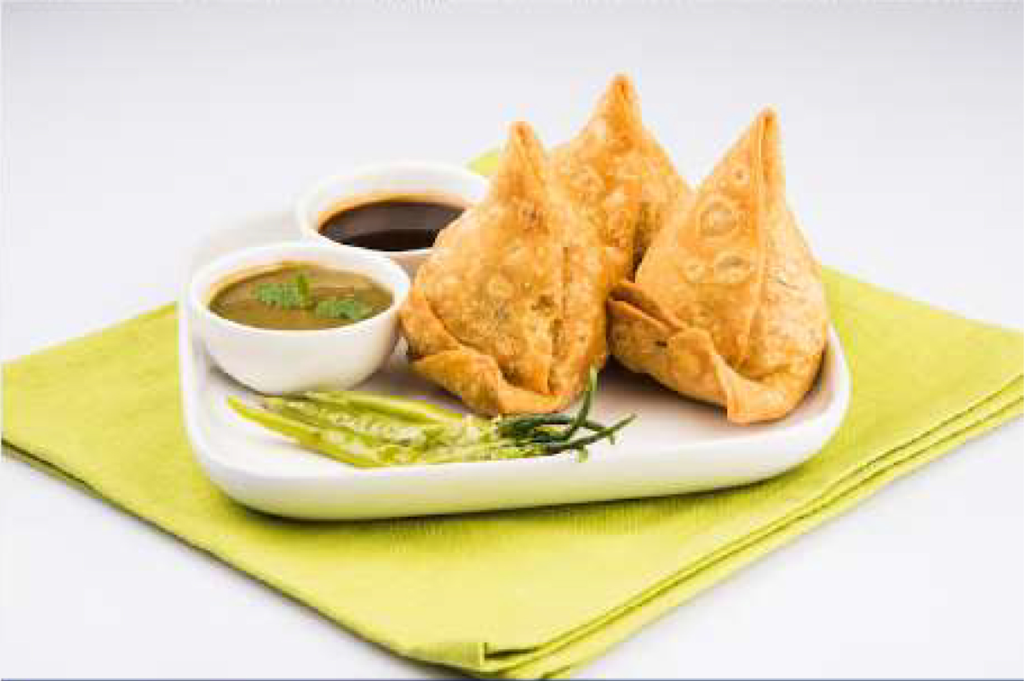 3 Beef Samosas