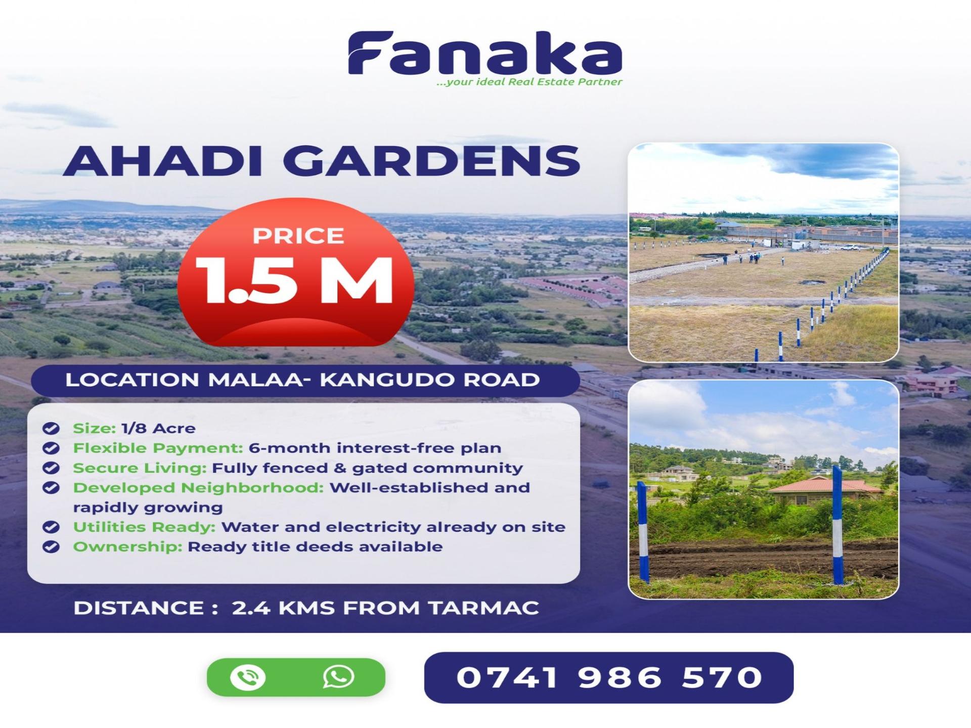 AHADI GARDENS - View 1