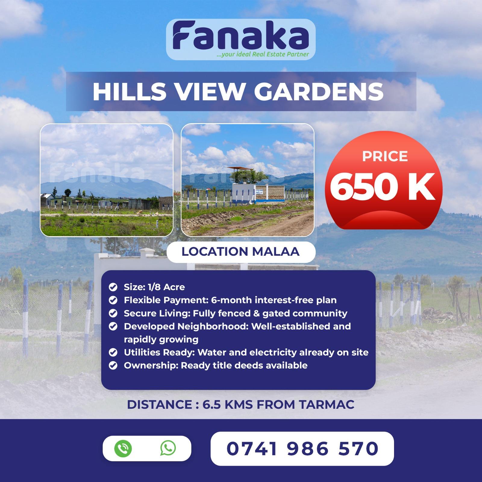 HILLS VIEW GARDENS - View 1
