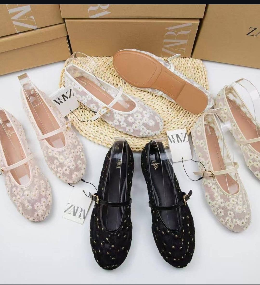 Zara Ballerina Flats