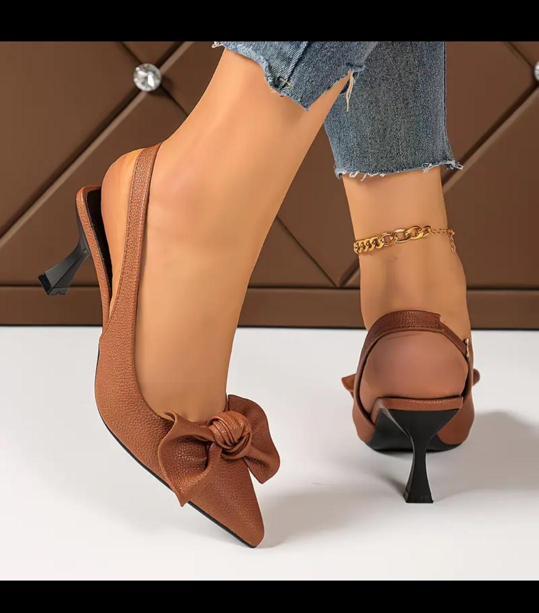 Slingbacks Bow High heels