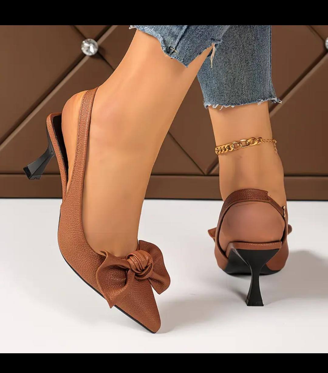 Slingbacks Bow High heels