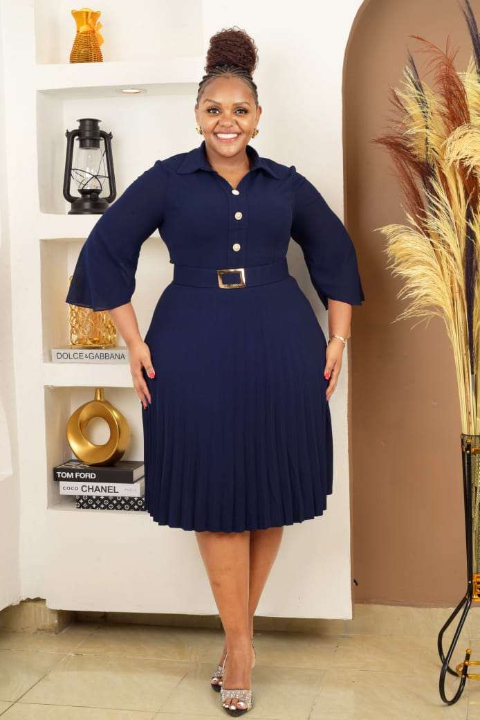 PLEATED DRESS