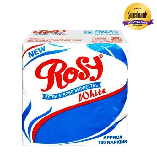 ROSY WHITE SERVIETTES