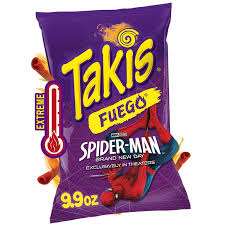 CEL TAKIS FUEGO SPICY CORN CHIPS
