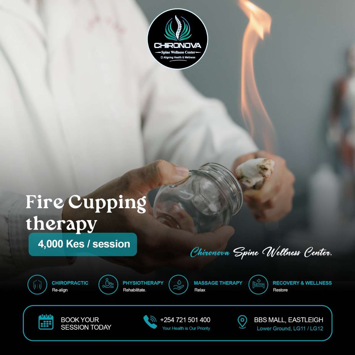 Fire Cupping Therapy
