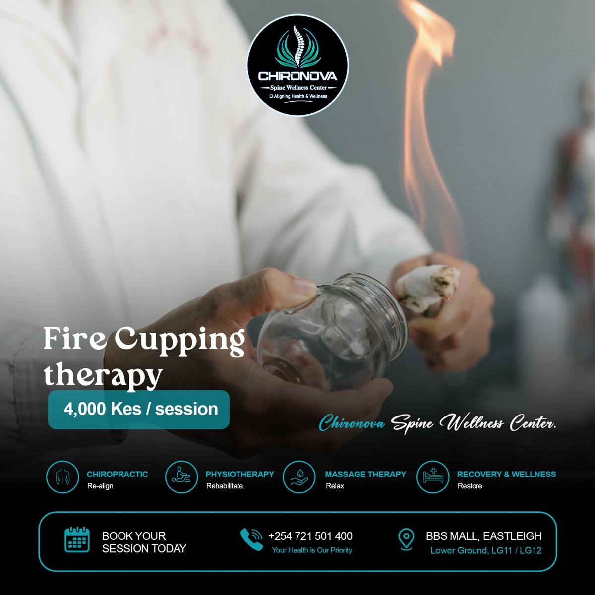 Fire Cupping Therapy