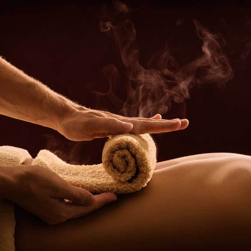 TOWEL FIRE THERAPY