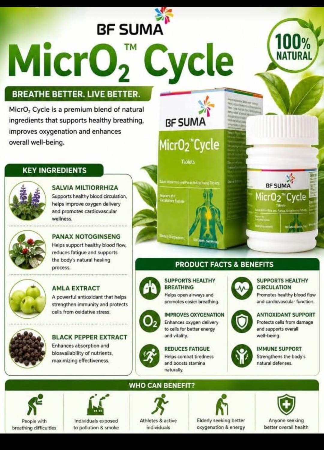 BF Suma MicrO2 Cycle Tablets