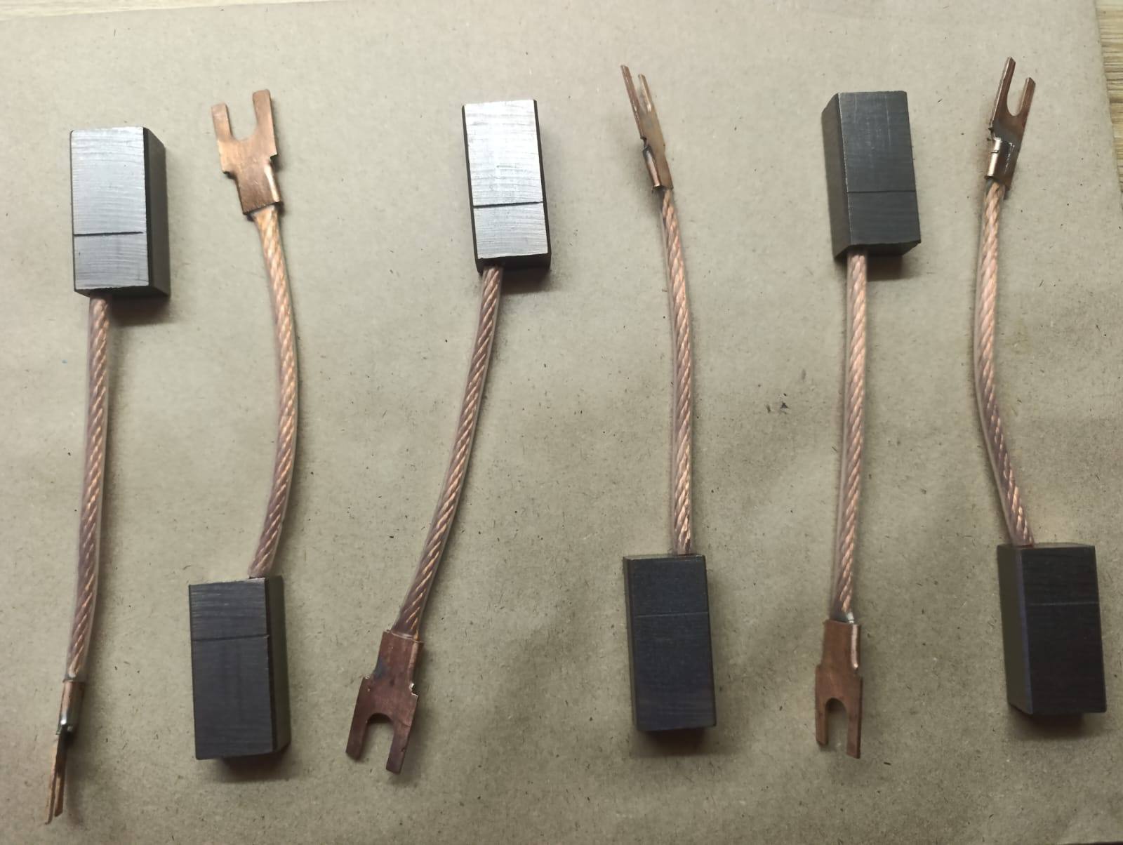 Copper carbon brushes