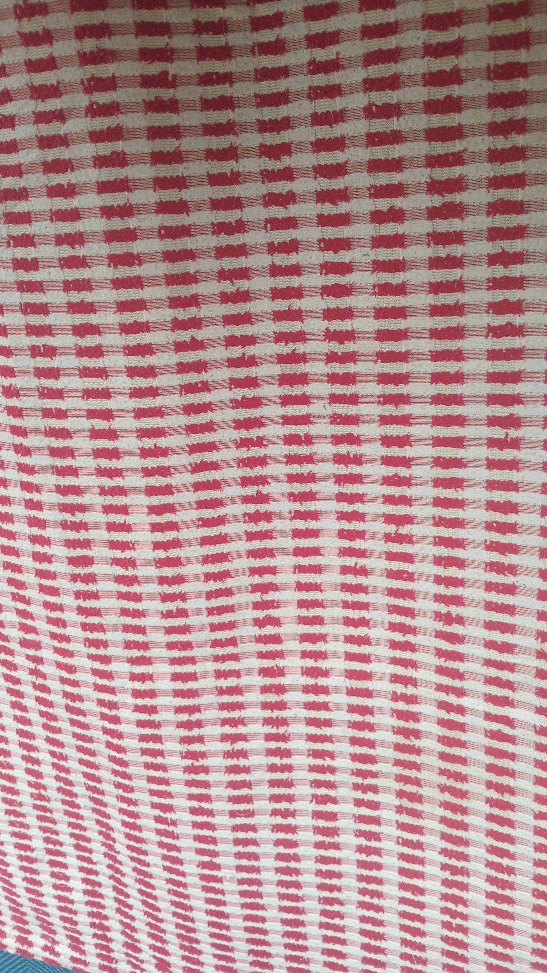 elegant red and white Checked tablecloth
