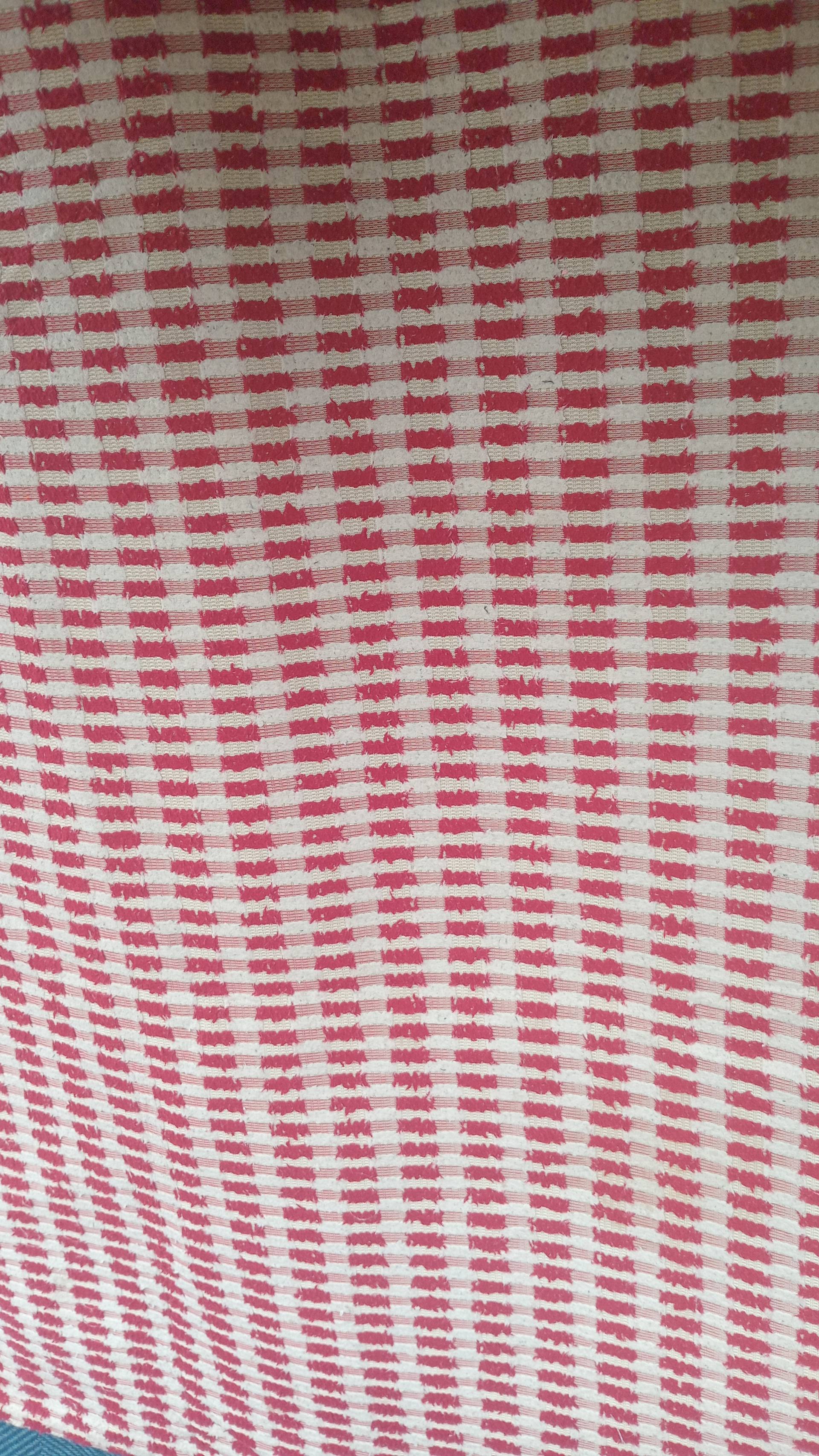 elegant red and white Checked tablecloth