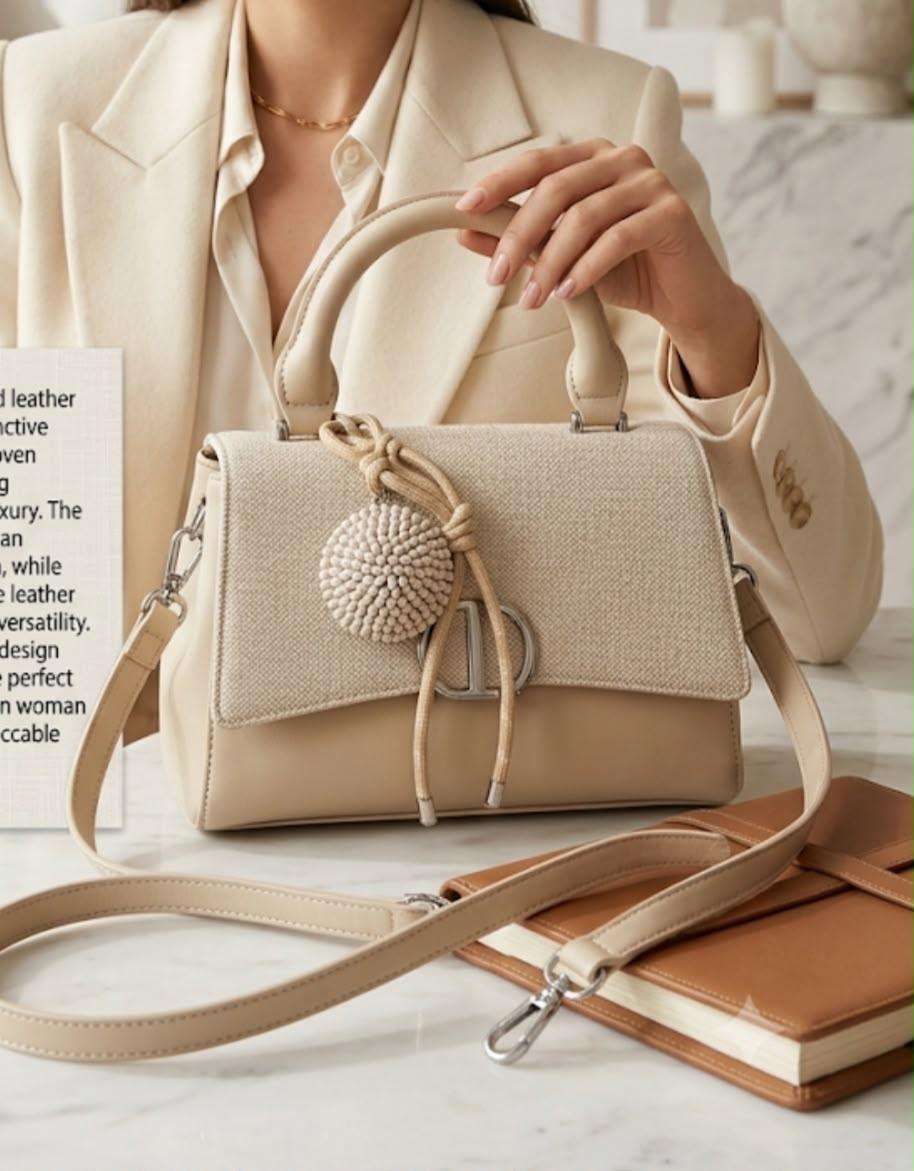 Leather handbag