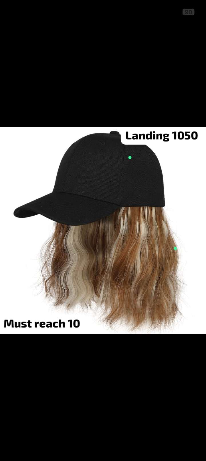 Capped wig