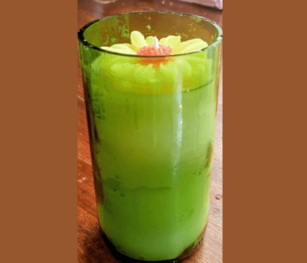 Big Candle in Glass Jar
