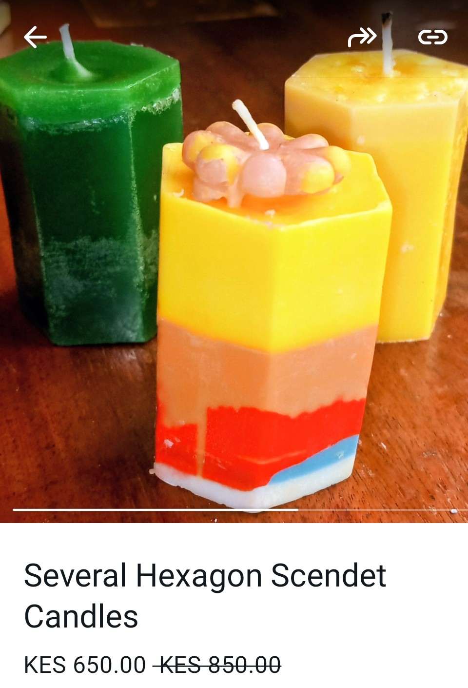Hexagon Candles