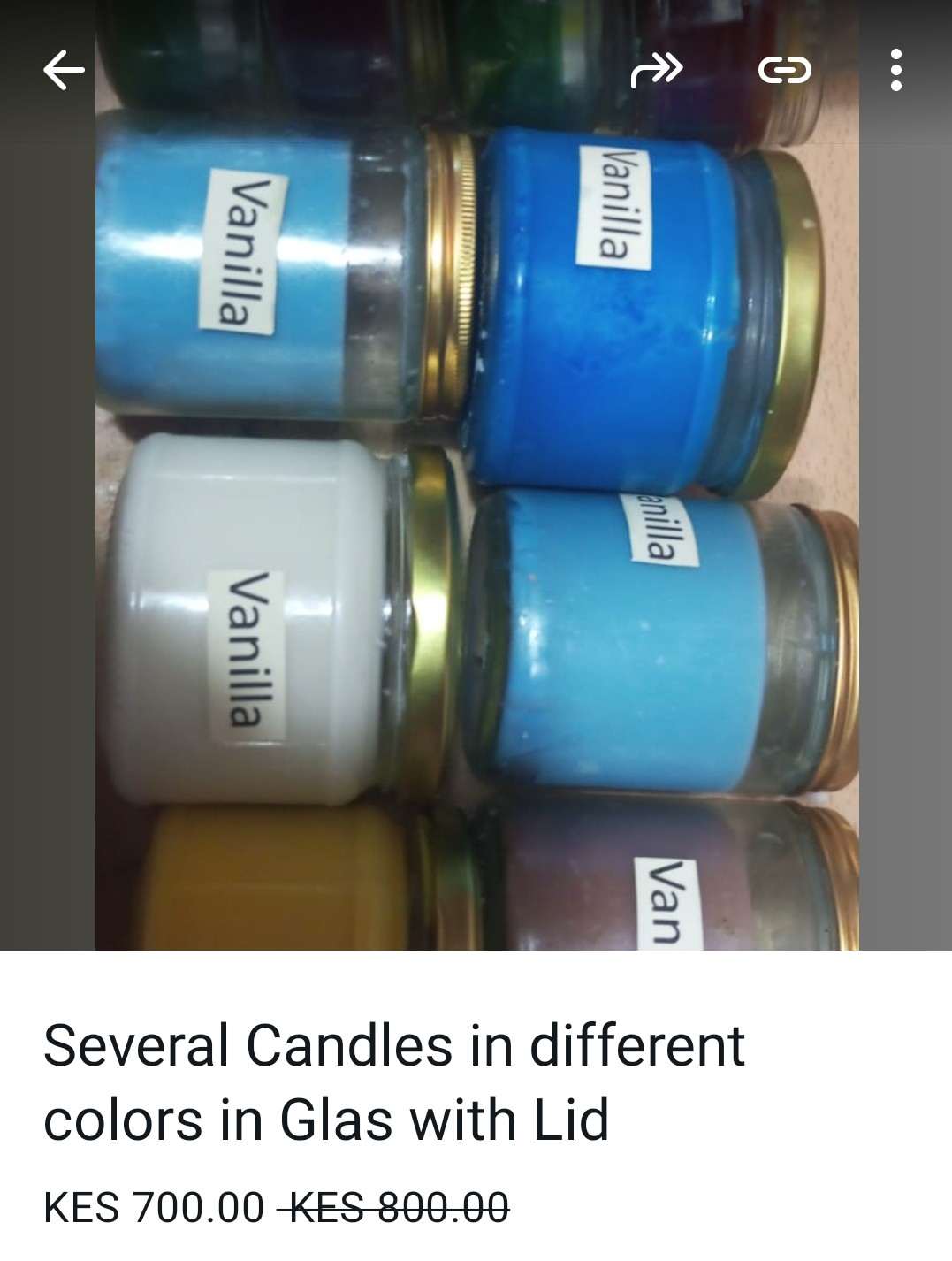 Several Candles in Glass with Lid