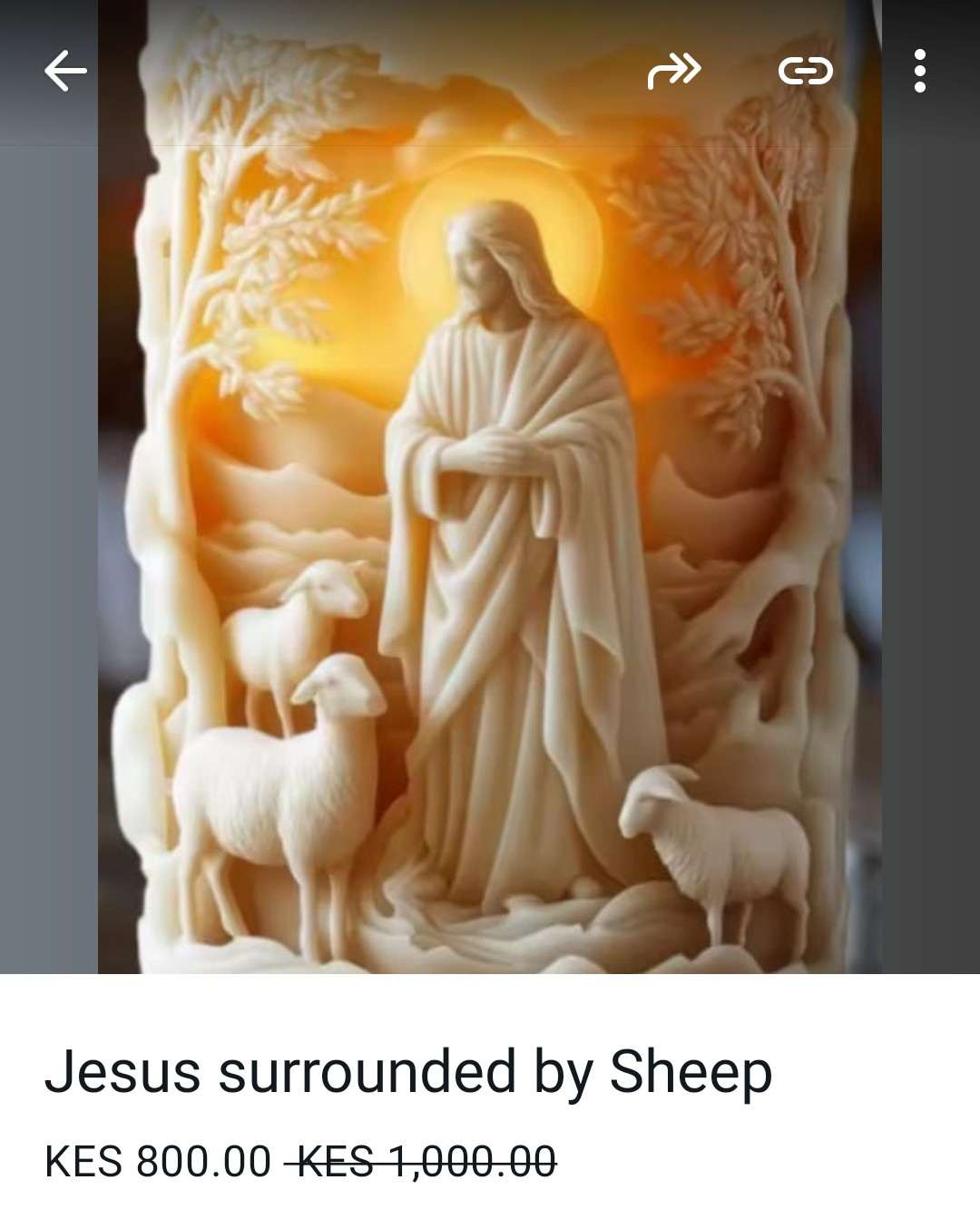 Jesus, surrounded by sheeps