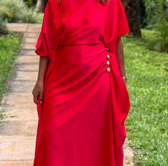 Side buttoned kaftan