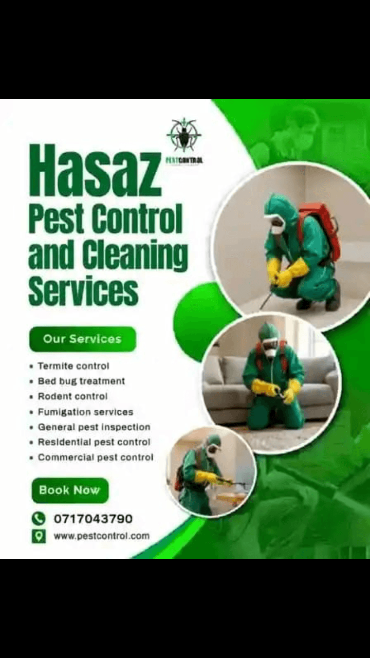 House cleaning, fumigation and pest control