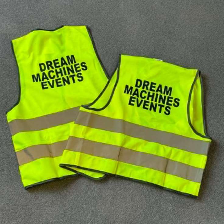 t-shirt and reflectors