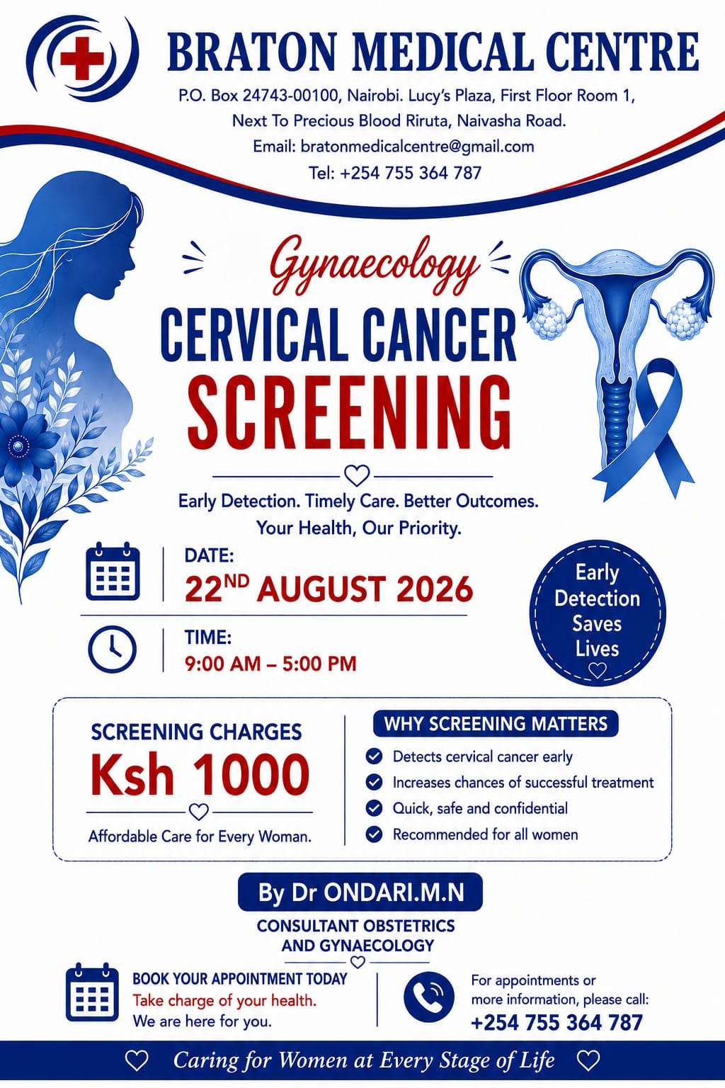 Gynaecology clinic -cervical Cancer screening