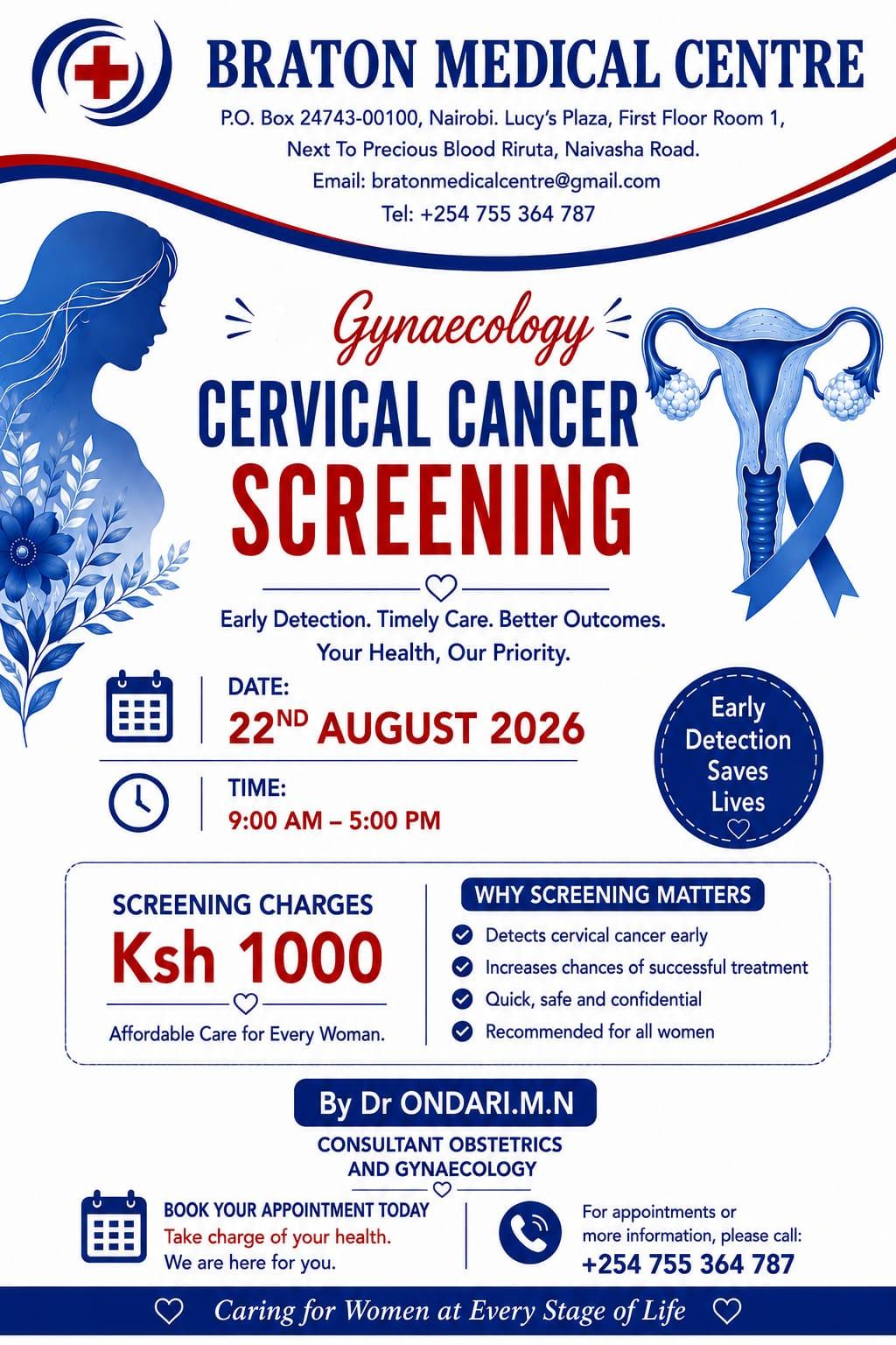 Gynaecology clinic -cervical Cancer screening