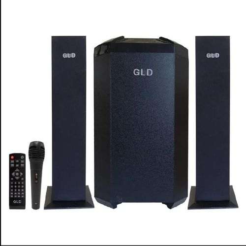 GL-004 2.1CH Subwoofer Speaker System + Mic 120W - Black (1YR WRTY