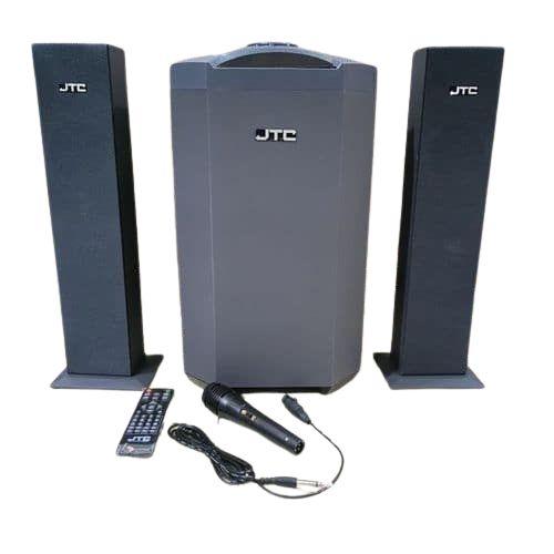 JTC J801PRO 2.1CH Subwoofer Speaker System + Mic 120W - (Black) (1YR WRTY) Brand:JTC|Similar products from JTC