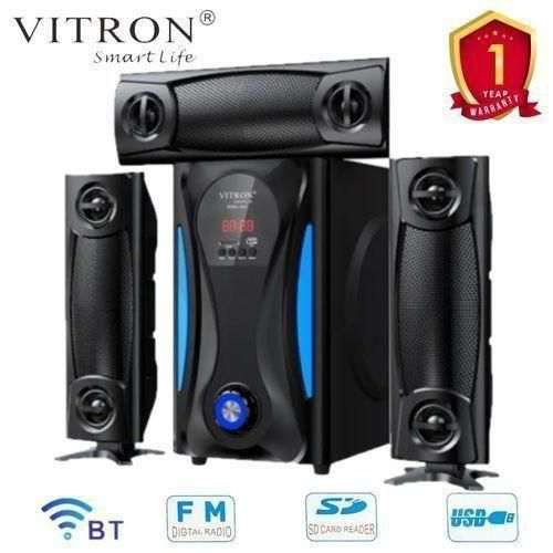 Vitron 3.1 Inch X-BASS Theater Multi Media Sub Woofer Speaker System WITH Bluetooth/ FM/ AUX - AD/DC- 10000W(1YR WRTY)