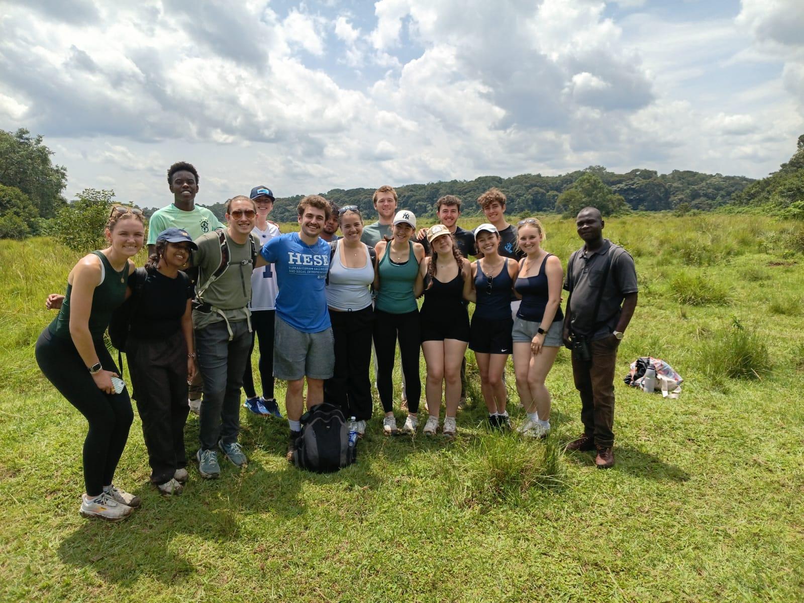 College Educational Forest Visit