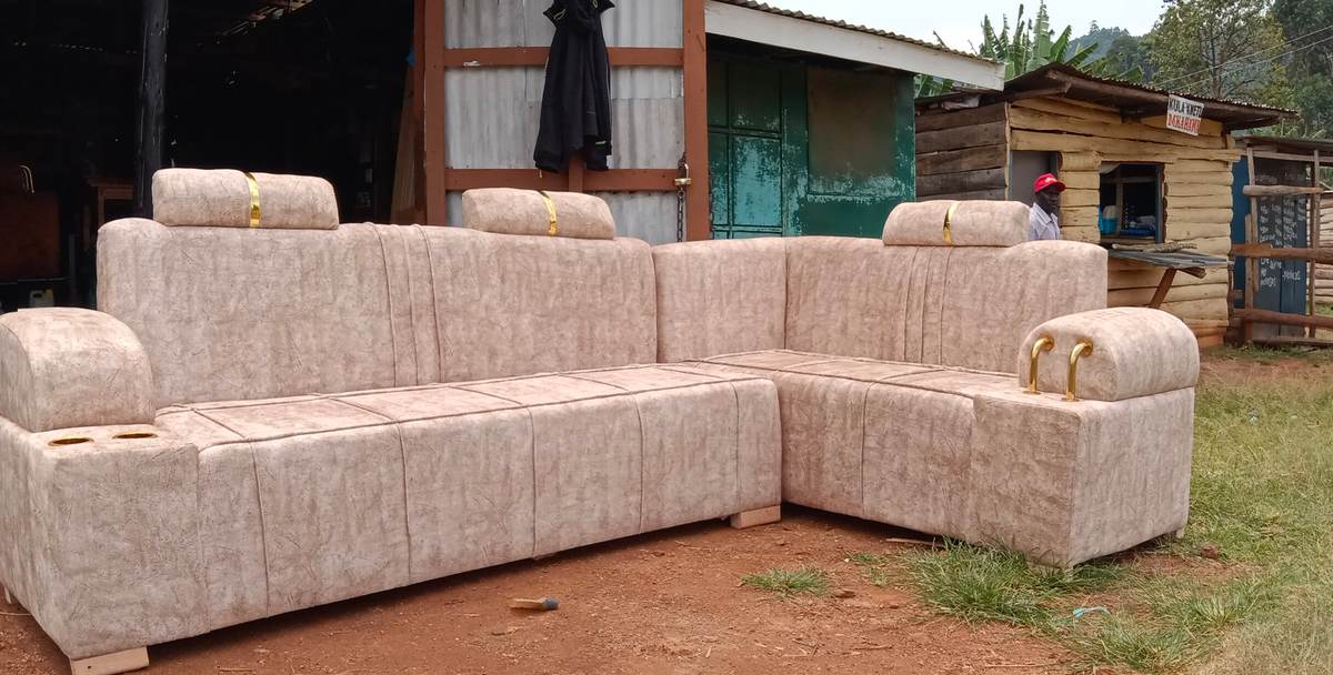 L shaped sofa