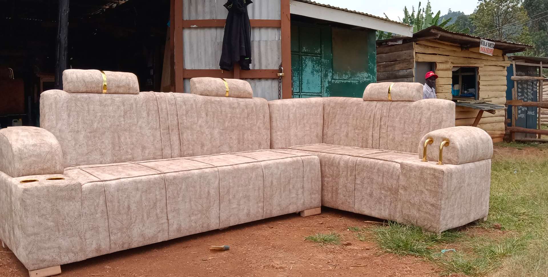 L shaped sofa