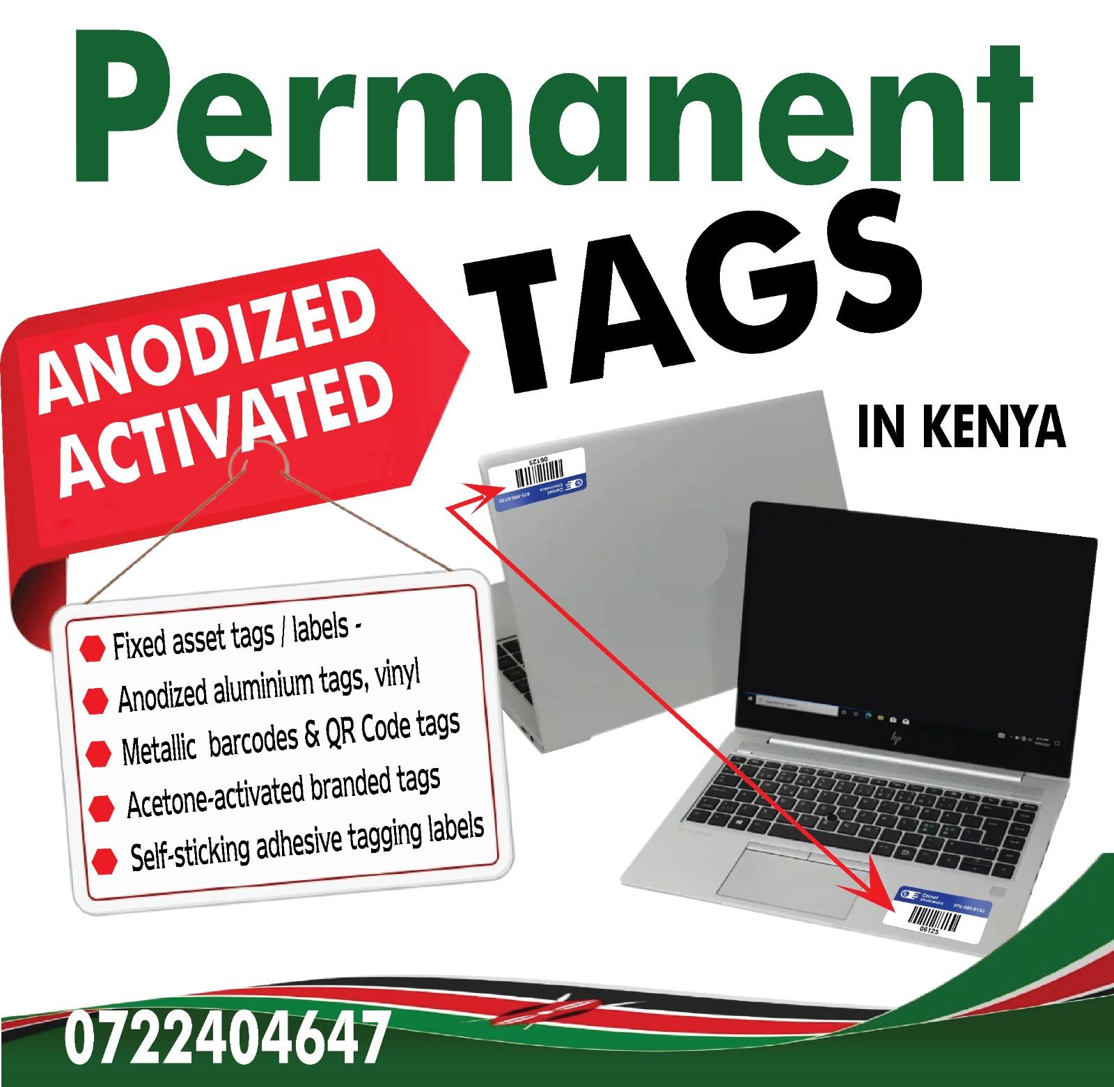 Fixed Anodized Assets Tagging Services Nairobi, Kenya