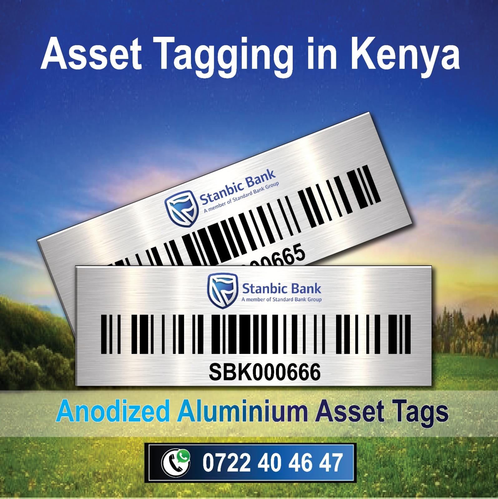 Metal Asset Tags – Aluminium permanent anodized