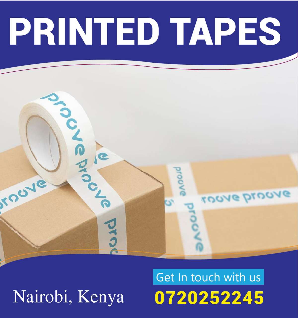 Custom Printed Tape at Affordable Rates – In NAIROBI, KENYA