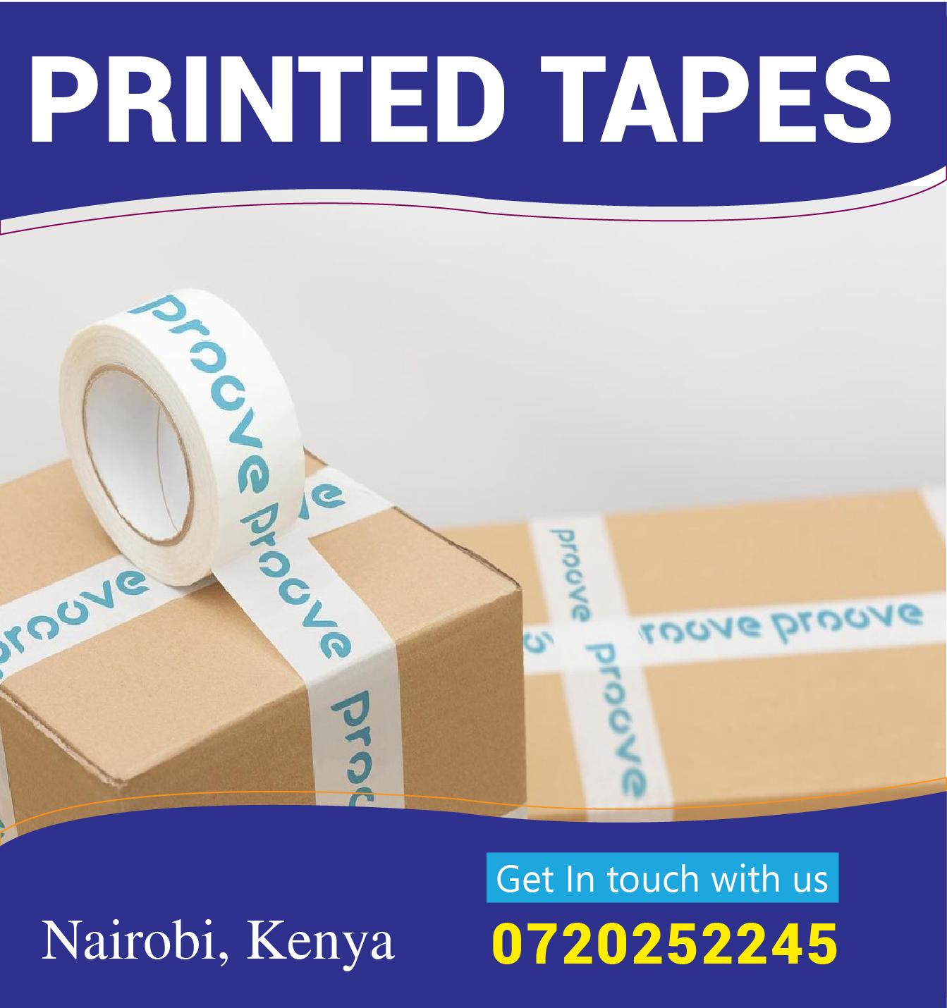 Custom Printed Tape at Affordable Rates – In NAIROBI, KENYA