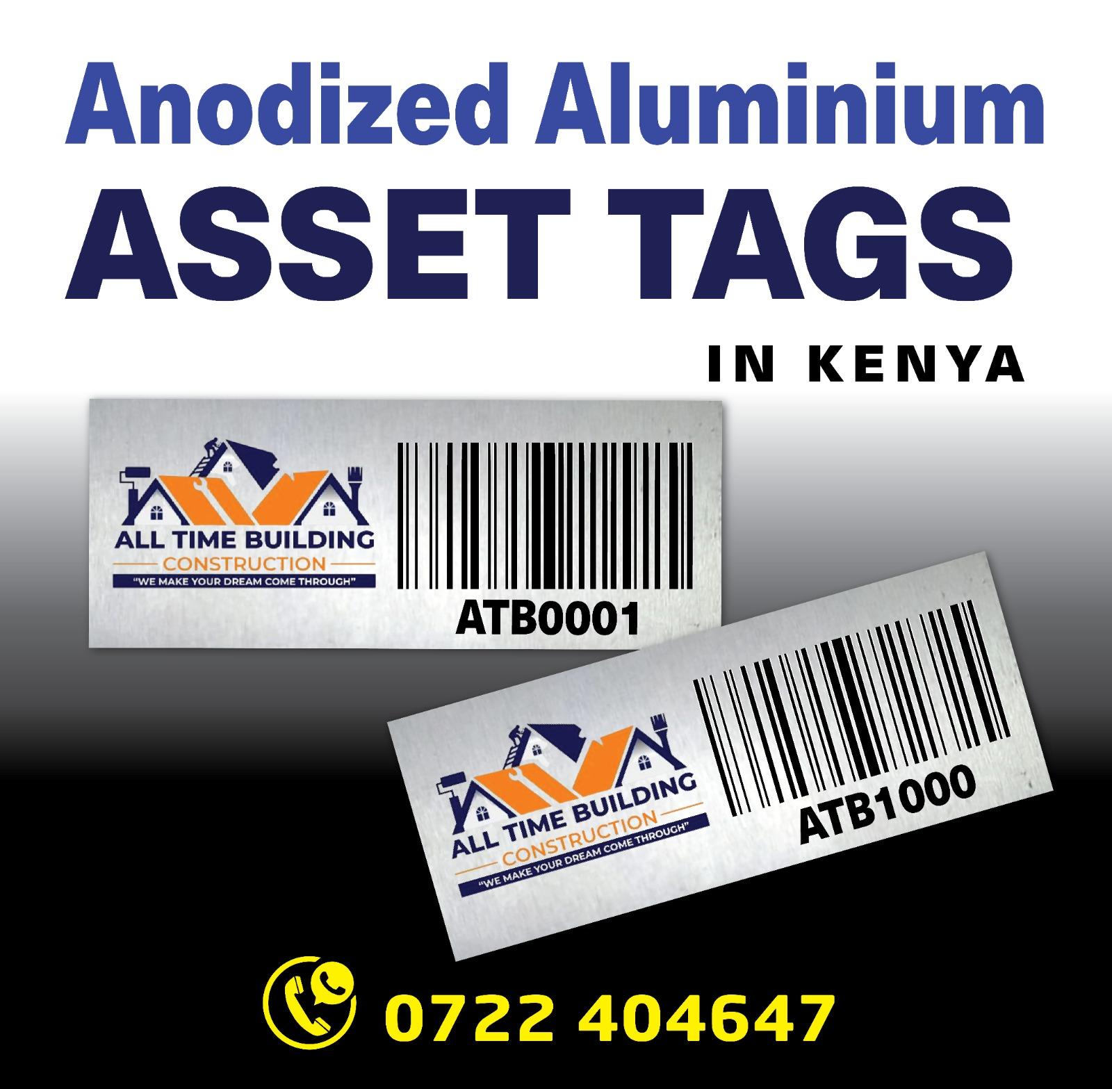 Customized Fixed asset tags in KENYA