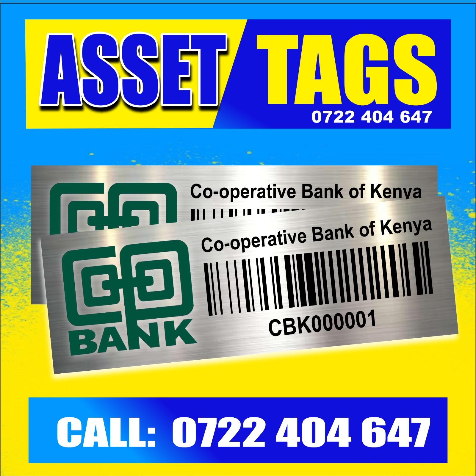 Metal Asset Tags – Aluminium permanent anodized asset tags Kenya