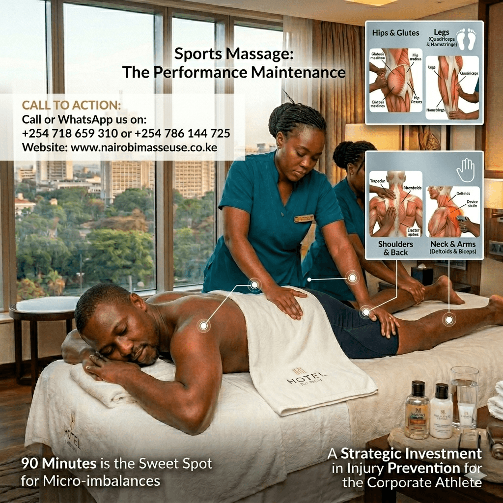 Sports Massage. The Performance Maintenance +254718659310