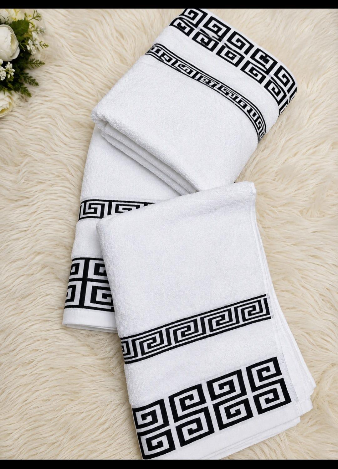 Greek pattern towel